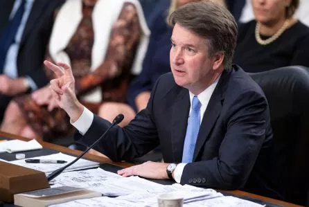 Judge Brett Kavanaugh testifies before the Senate. 