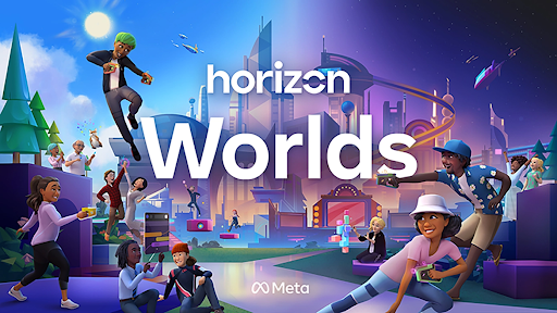 Horizon Worlds, a part of Meta’s metaverse, has not seen much success. Credit: Meta