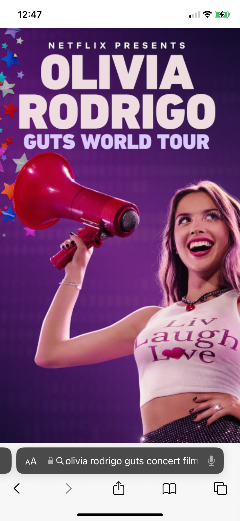 Olivia Rodrigo guts 巡回公演 シンガポール トレカ D2 Olivia Rodrigo - GUTS World Tour | Capital One Arena