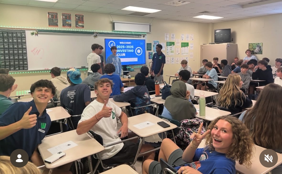 Investment Club at Weddington High School, building future investors.        
