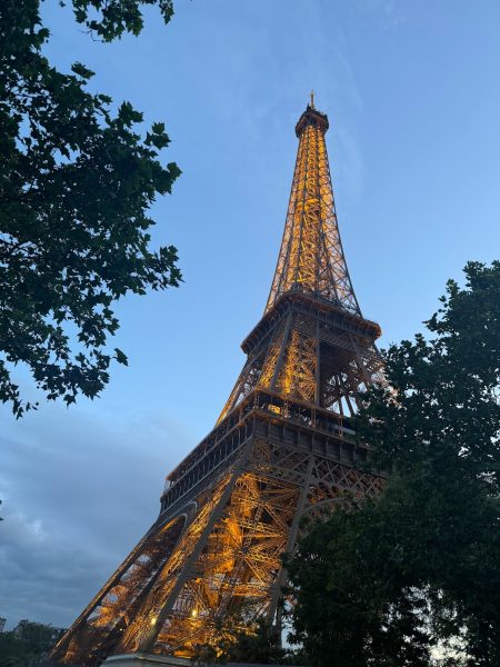 Asli Sari visiting The Eiffel Tower in Paris, France
